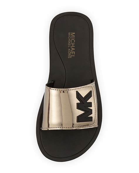 michael kors sludes|Women's Designer Slides .